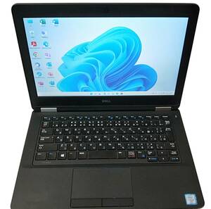 ★【驚速 DELL Latitude E5270 i5-6300U 2.4GHz x4+8GB+SSD256GB 12.5インチノートPC】Win11+Office2021 Pro/USB3.0/WEBカメラ■D0727017