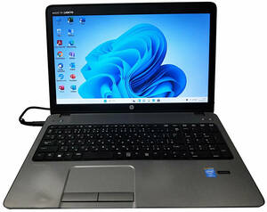 ★【驚速小型 HP ProBook 450 G1 i5-4200M 2.5GHz x4+8GB+SSD240GB 15.6インチノートPC】Win11/Office2021/HDMI■D062309