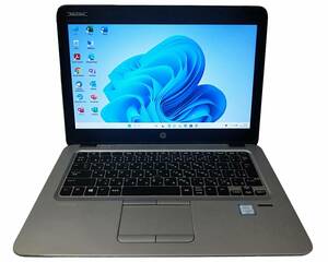 ★【驚速小型 HP ProBook 820 G3 i5-6200U 2.3GHz x4+4GB+SSD120GB 12.5インチノートPC】Win11/Office2021/WEBカメラ■D063022