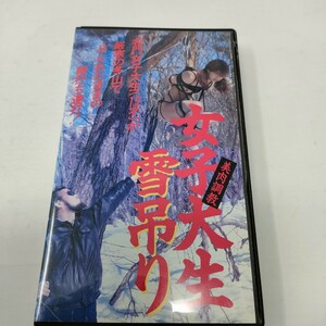 即決　送料込み　VHS 美肉調教　女子大生雪吊り　SS-0145 SM