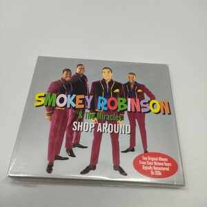 即決　送料込み　スモーキー・ロビンソン ＆ ザ・ミラクルズ　SMOKEY ROBINSON　SHOP AROUND　CD2枚組　輸入盤　帯のみ日本仕様