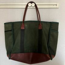 90s ORVIS オービス　トートバッグ レザートートバッグ llbean デラックストート レザーハンドル ビンテージ Lサイズ　RRL ラルフローレン _画像2