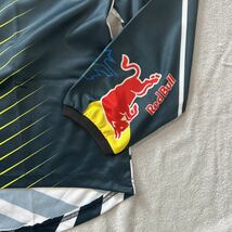 KINI RED BULL VINTAGE SHIRT YELLOW/BLUE XLサイズ レッドブル オフロードシャツ メッシュ A50704-5_画像3