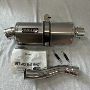 ★ WR'S JMCA REAR EXHAUST CBR250RR ダブルアールズ リアエキゾースト ステンレス マフラー JMCA A50724-13