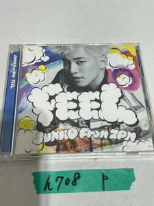 【h708】　2PM JUNHO FEEL ケース割れあり　CD DVD ジュノ　韓国　韓流　アイドル