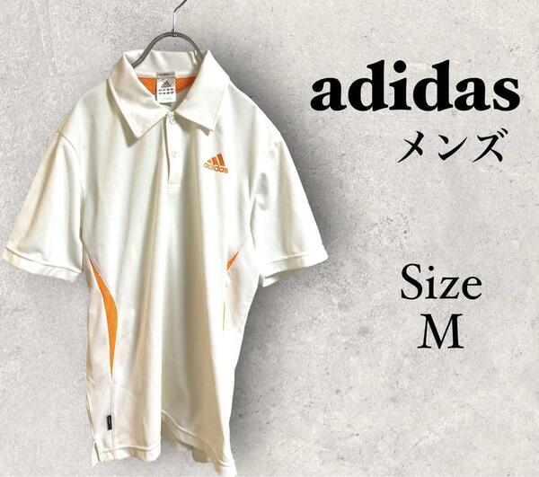 38a857 メンズ　アディダス　adidas ポロシャツ　ホワイト