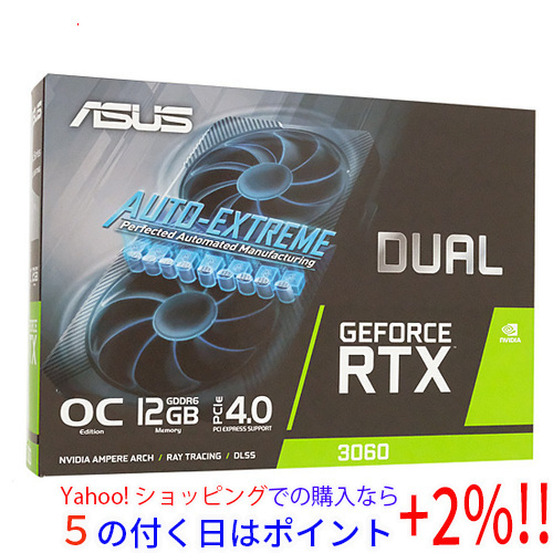 ☆ASUS製グラボDUAL-RTX3060-O12G-V2 PCIExp 12GB [管理:1000017869