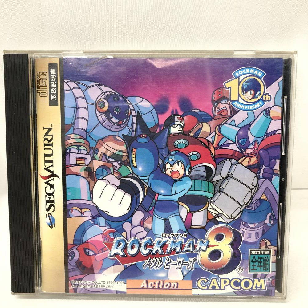 大流行中! セガサターンソフト ロックマン8 メタルヒーローズ 家庭用