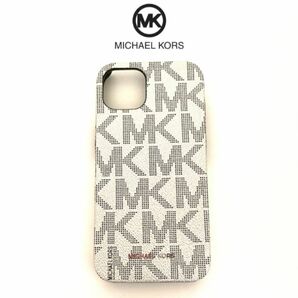 【鑑定済】マイケルコース MICHAEL KORS iPhone13 iPhoneケース パール 未使用 MK-404