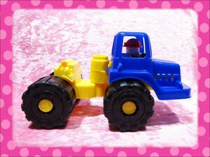  игрушка грузовик задние колеса . левый правый . двигаться 23.×13.| голубой желтый <1 пункт >