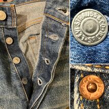 uk vintage Levi's 501 denim リーバイスデニム　イギリス　リーバイス　ブルーデニム　ストレートパンdenim pants MV962_画像4