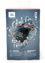 新品未開封 JBL ポータブルスピーカー CLIP4 BLU 防水・防塵 Bluetooth クリップ4 ブルー_画像2