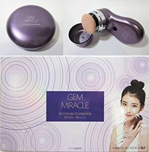 ☆新品☆ジェムミラクル振動機器＆BBファンデーション(SPF50+ PA+++)☆GEM MIRACLE MOTION BB FOUNDATION☆スポンジ付き