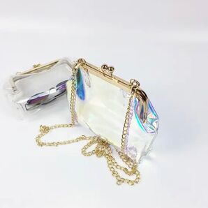 がま口バッグ オーロラorクリア