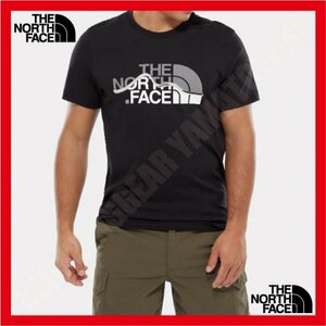 【海外限定】　サイズ：L　TNF　ノースフェイス　MOUNTAIN LINE　HALFDOME　LOGO TEE　BLACK ブラック