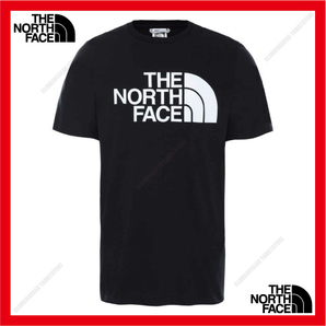 【海外限定】 サイズ：M TNF ノースフェイス HALF DOME LOGO TEE BLACK ブラック 黒の画像2