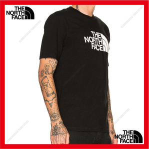 【海外限定】 サイズ：M TNF ノースフェイス HALF DOME LOGO TEE BLACK ブラック 黒の画像4