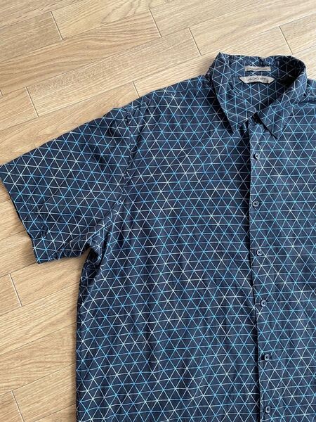 AXIST ウォッシャブルシルク 半袖シャツ ビンテージ