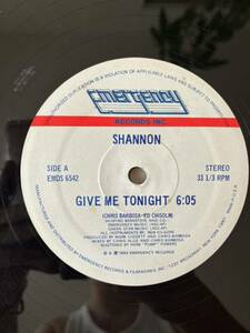 ★ SOUL ★ Shannon / Give Me Tonight dub version収録　ダンスクラシック