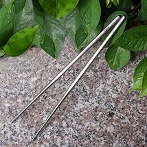 TITECOUGO 超軽量チタン箸アウトドア箸キャンピング箸 23cm Titanium Chopsticks スクエア キャンプ BBQ 角箸_画像6