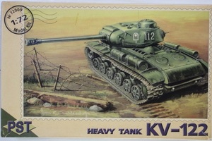 ジャンク ★ PST　1/72　KV-122　HEAVY TANK ★ No.72009（ 分割履帯 ）