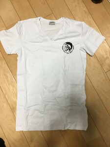 新品未使用DIESEL ディーゼルメンズVネックTシャツ白ラルフローレンSクーポンポイント消化に