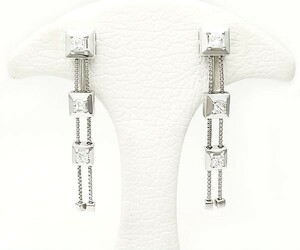 [ green shop pawnshop ] rice field cape (tasaki*TASAKI) diamond earrings 0.31ct 0.31ct K18WG[ used ]