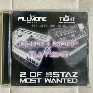 送料無料 / DJ FILLMORE & DJ T!GHT / 2 OF 濱STA'Z MOST WANTED / HIPHOP MIX