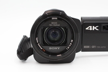 ＜＜化粧箱付き！！＞＞【美品】SONY ソニー 4Kビデオカメラ Handycam FDR-AXP35 ブラック 光学10倍 FDR-AXP35-B #LE2023764_画像8