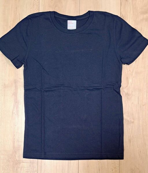 【新品未使用】綿100% シンプル無地Tシャツ　ネイビー　Sサイズ