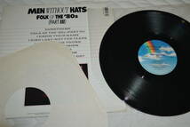 12(LP) MEN WITHOUT HATS Folk of the 80's USオリジナル盤　ジャケ左上カットあり 1984年　カナダ録音_画像3