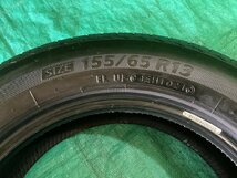 中古夏タイヤ BS ブリヂストン 155/65R13 73S NEXTRT 2021年製 a-3366 NB4-1 YM_画像3