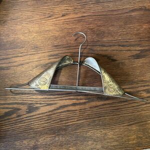 [ANTIQUE] hanger Hanger 10s 20s store furniture vintage antique Vintage US old clothes miscellaneous goods in dust real Ad ba Thai Gin g