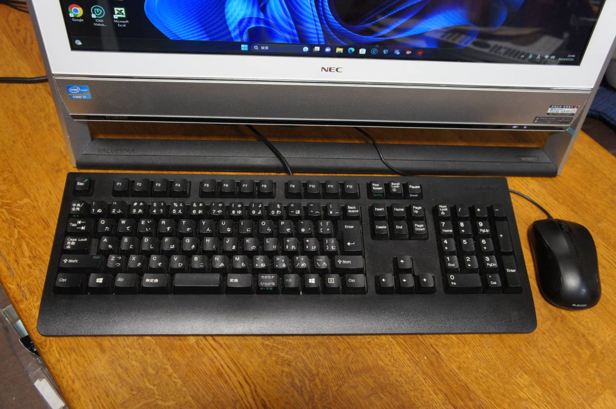 NEC一体型 VALUESTAR VN770LS1YWホワイト i7 4コア8スレッド 最新