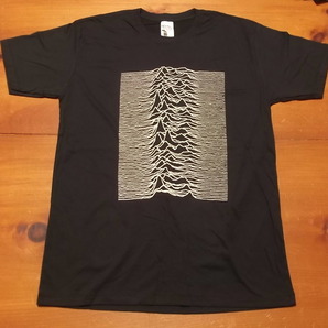 新品【Joy Division】ジョイディヴィジョン UNKNOWN PLEASURES プリント Tシャツ L // イアンカーティス バンドTシャツ ニューオーダーの画像1