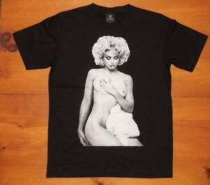 新品 【Madonna】マドンナ Bad Girl ヌード プリント Tシャツ L // Queen of Pop ロックTシャツ バンドTシャツ バッドガール