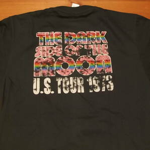新品 【Pink Floyd】ピンクフロイド 狂気 US tour 1973 Vintage Style 両面 プリント Tシャツ L // バンドTシャツ ロックTシャツの画像3