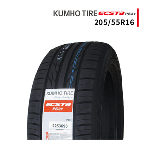 205/55R16 2023年製造 新品サマータイヤ KUMHO ECSTA PS31 クムホ エクスタ 205/55/16