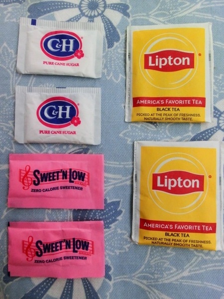 Lipton　紅茶　SWEETE'NLOW　PURE CANE SUGAR　【163】　