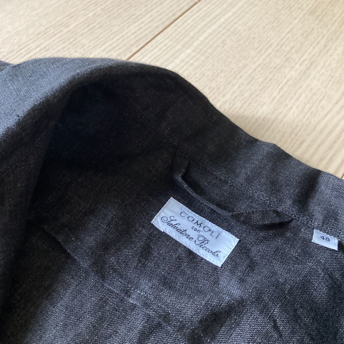 COMOLI/コモリ/22SS/LINEN SHIRT/V01-01019/サイズ48/リネンシャツ
