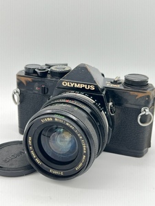 N30549■OLYMPUS OM-1 レンズ SIGMA MINI-WIDE 1:2.8 28mm オリンパス 一眼レフ フィルムカメラ ブラックボディ マニュアルフォーカス■