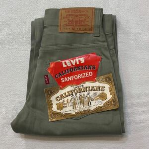 K69 希少 デッドストック 60 年代 アメリカ 製 Levi's 931K ピケ パンツ カーキ ビンテージ キッズ AGE 9 リーバイス vintage 60s USA