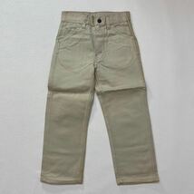 K78 希少 デッドストック 60 年代 アメリカ 製 Levi's 830B カツラギ SLIM FITパンツ ベージュ ビンテージ キッズ リーバイス vintage 6_画像3