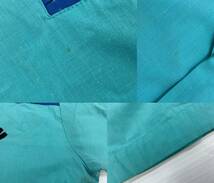 130-KM2347-80s TEN STRIKE テン ストライク ボーリングシャツ 半袖 ブルー 刺繍 Lサイズ ビンテージ_画像9