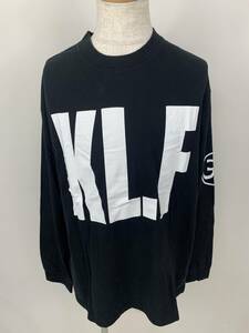 131-KM2319-80s Black Weirdos ブラックウィドウ KL.F L/S TEE 長袖Ｔシャツ ロンＴブラック ＸＬサイズ 22AW-LT03