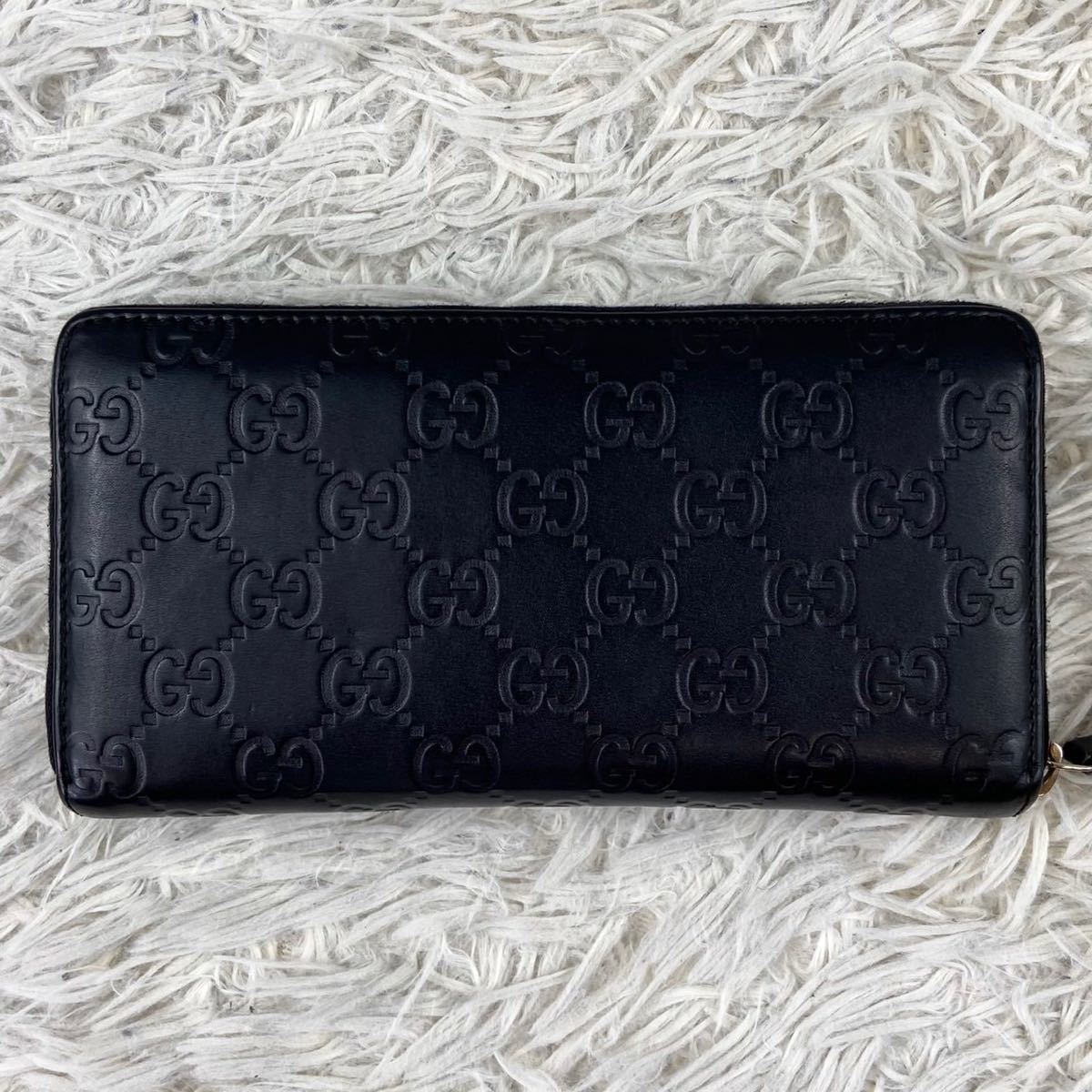 1円 未使用級 GUCCI グッチ 長財布 ウォレット Wallet 小銭入れ カード