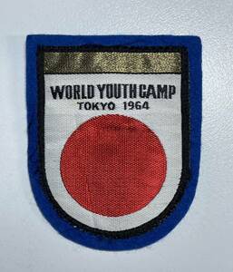 7-132* WORLD YOUTH CAMP фетр нашивка 1964 год 