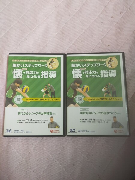 バレーボール・レシーブ力向上ドリル～『細かいステップワーク』と『懐（ふところ）』で対応力を身に付ける指導～【全2巻】1062-S