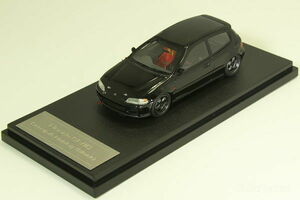 HPI 1/43 #8468 ホンダシビック グループA レーシング ブラック Honda Civic Group A Racing