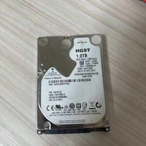 W17:(動作保証/AVコマンド対応/使用0時間) HGST HCC541010B9E660 2.5インチHDD SATA/600 1TB 1000GB